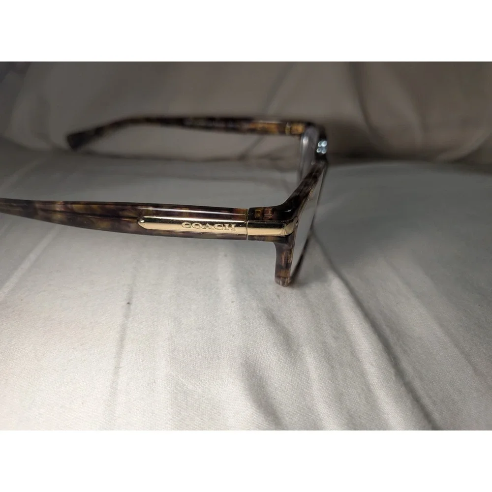 Coach Eyeglasses HC 6065 5287 Confetti Light Brown FRAMES ONLY 49-17-135